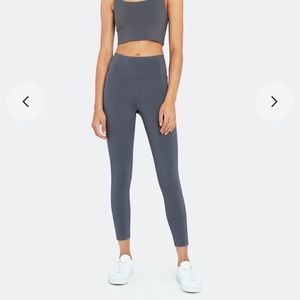 Girlfriend Collective High Rise Legging, M, Smoke